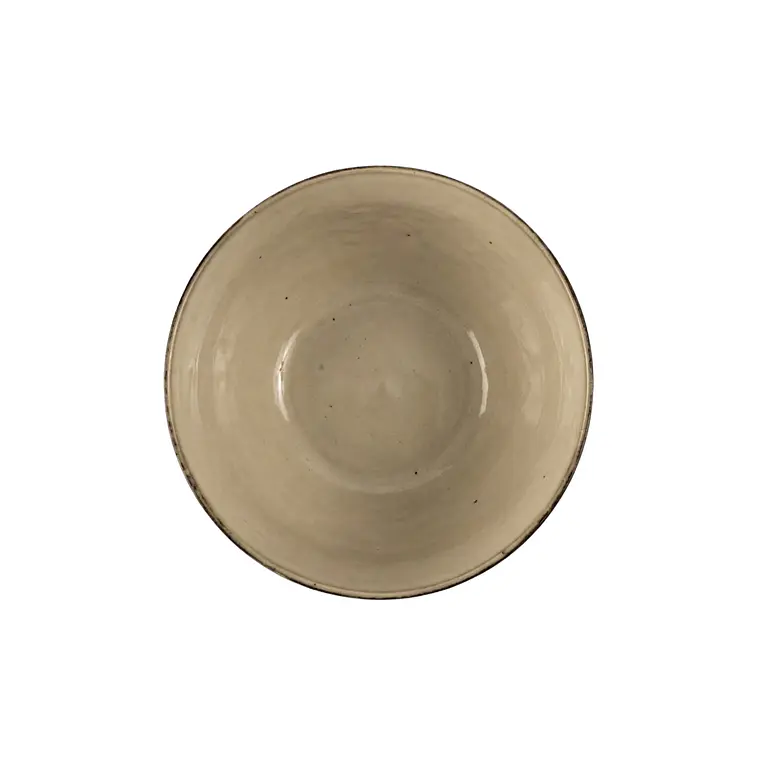 FUENTE BOWL L GRES BEIGE (20D X 11.5H CM) 2