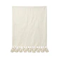 CHAL - PIECERA POMPONES OFF WHITE XL (180 X 280 CM) - Miniatura 1