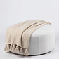 CHAL - PIECERA POMPONES BEIGE XL (180 X 280 CM) - Miniatura 2