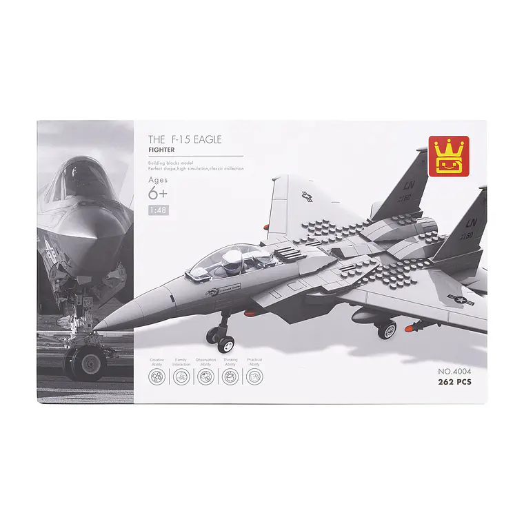 AVIÓN F-15 ARMABLE 262 PZS WANGE 1