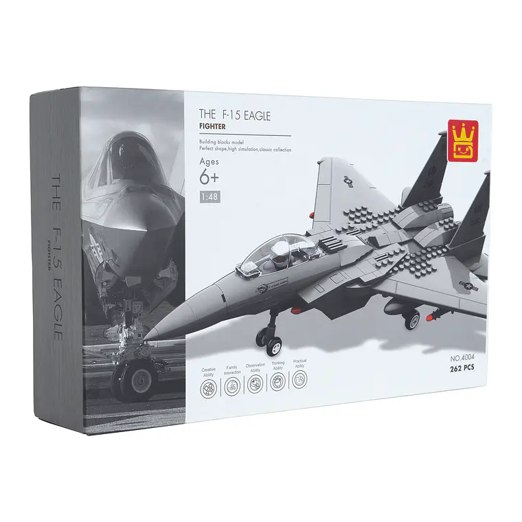 AVIÓN F-15 ARMABLE 262 PZS WANGE 2
