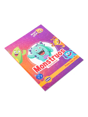 LIBRO MONSTRUOS PARA COLOREAR DACTIC