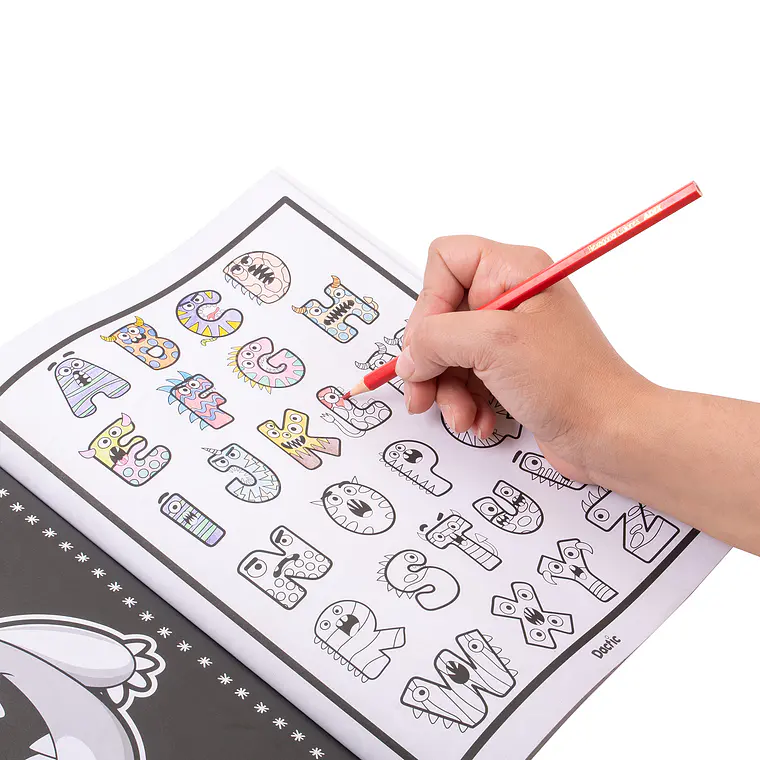 LIBRO MONSTRUOS PARA COLOREAR DACTIC 2