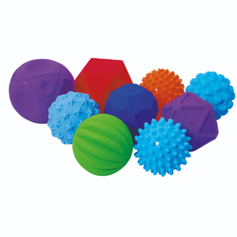 PELOTA GOMA TEXTURA 13U SURTIDO DACTIC 2