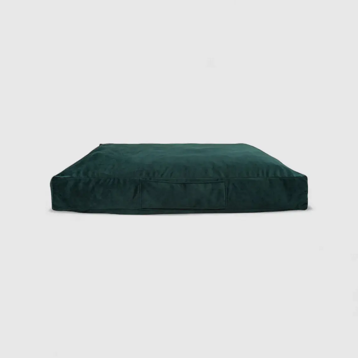 CAMA MASCOTAS TERCIOPELO PUF - VERDE S-M (60 × 80CM) 2