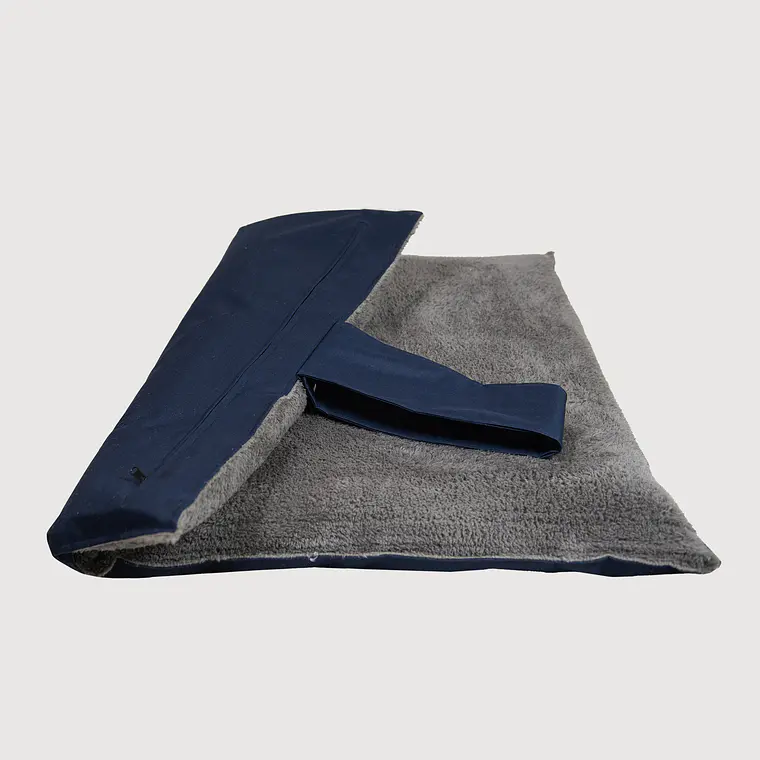 CAMA MAT ENROLLABLE CHIPORRO PUF - GRIS/AZUL XXL(90 × 140 × 5CM) 1