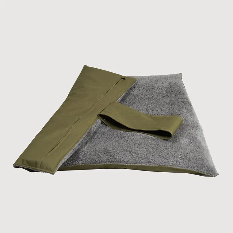 CAMA MAT ENROLLABLE CHIPORRO PUF - GRIS/VERDE XXL (90 × 140 × 5 CM) 1