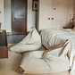 PUFF TRIANGULAR VELVET BEIGE 90×130 PUF - Miniatura 3