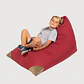 PUFF TRIANGULAR PARA NIÑOS PUF - ROJO (80 × 110 CM) - Miniatura 2