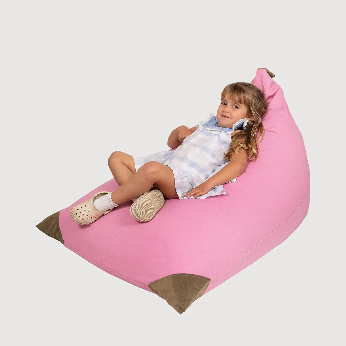PUFF TRIANGULAR PARA NIÑOS PUF - ROSADO (80 × 110 CM) 2