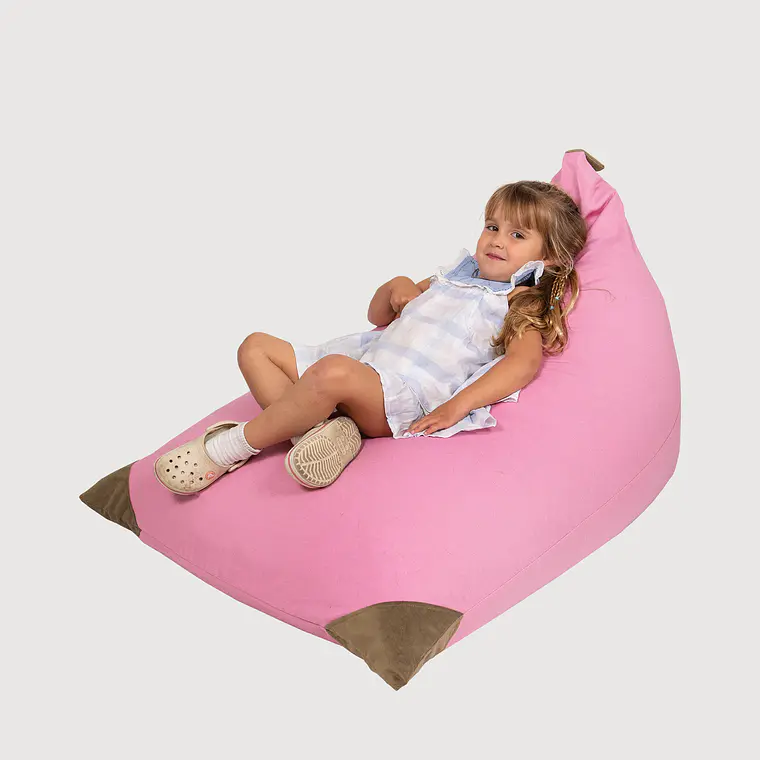 PUFF TRIANGULAR PARA NIÑOS PUF - ROSADO (80 × 110 CM) 2