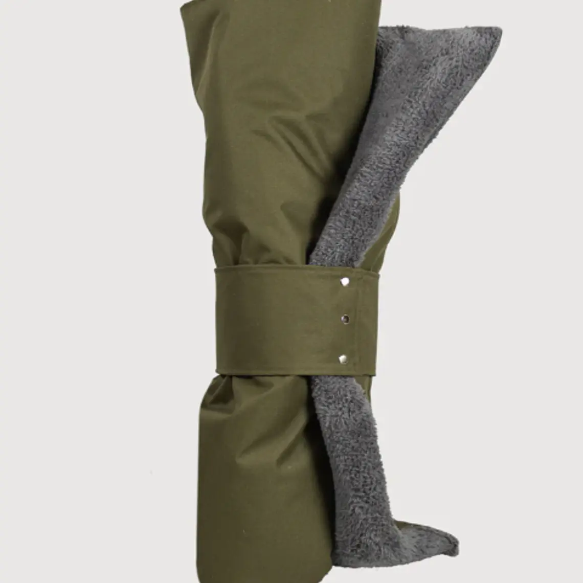 CAMA MAT ENROLLABLE CHIPORRO PUF - GRIS/VERDE L-XL (80 × 100 × 5CM) 2