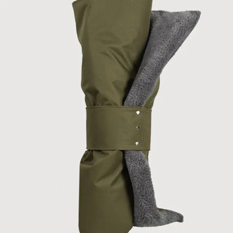 CAMA MAT ENROLLABLE CHIPORRO PUF - GRIS/VERDE L-XL (80 × 100 × 5CM) 2