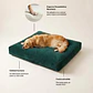 CAMA MASCOTAS TERCIOPELO PUF - VERDE S-M (60 × 80CM) - Miniatura 3