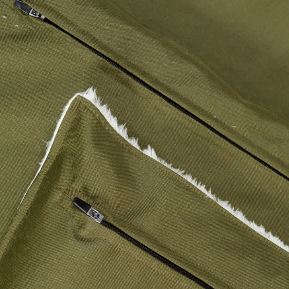 CAMA MAT ENROLLABLE CHIPORRO PUF - BLANCO/VERDE XL 2