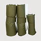 CAMA MAT ENROLLABLE CHIPORRO PUF - BLANCO/VERDE XL - Miniatura 3