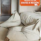 PUFF TRIANGULAR VELVET BEIGE 90×130 PUF - Miniatura 1