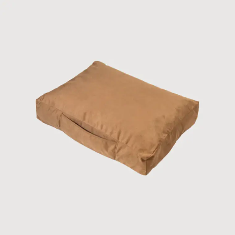 CAMA MASCOTAS TERCIOPELO PUF - CAMEL S-M (60 × 80CM) 1