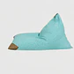 PUFF TRIANGULAR PARA NIÑOS PUF - ESTRELLA VERDE CON PUNTA CAMEL (80 × 110 CM) - Miniatura 5