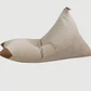 PUFF TRIANGULAR VELVET BEIGE 90×130 PUF - Miniatura 6