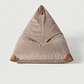 PUFF TRIANGULAR VELVET TABACO PUF (100 x 150CM) - Miniatura 3