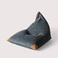 PUFF TRIANGULAR DE INTERIOR PUF - GRIS CLARO  (100 × 150CM) - Miniatura 2