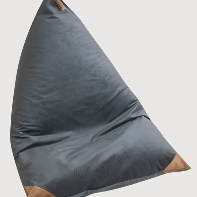 PUFF TRIANGULAR DE INTERIOR PUF - GRIS CLARO  (100 × 150CM) 5