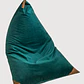PUFF TRIANGULAR DE INTERIOR PUF - VERDE BOTELLA (100 × 150CM) - Miniatura 5