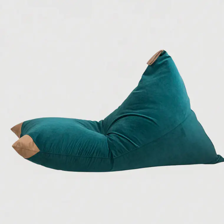 PUFF TRIANGULAR DE INTERIOR PUF - VERDE BOTELLA (100 × 150CM) 6
