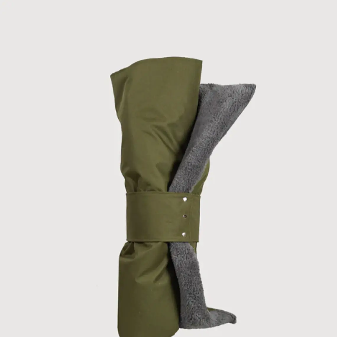 CAMA MAT ENROLLABLE CHIPORRO PUF - GRIS/VERDE XXL (90 × 140 × 5 CM) 2