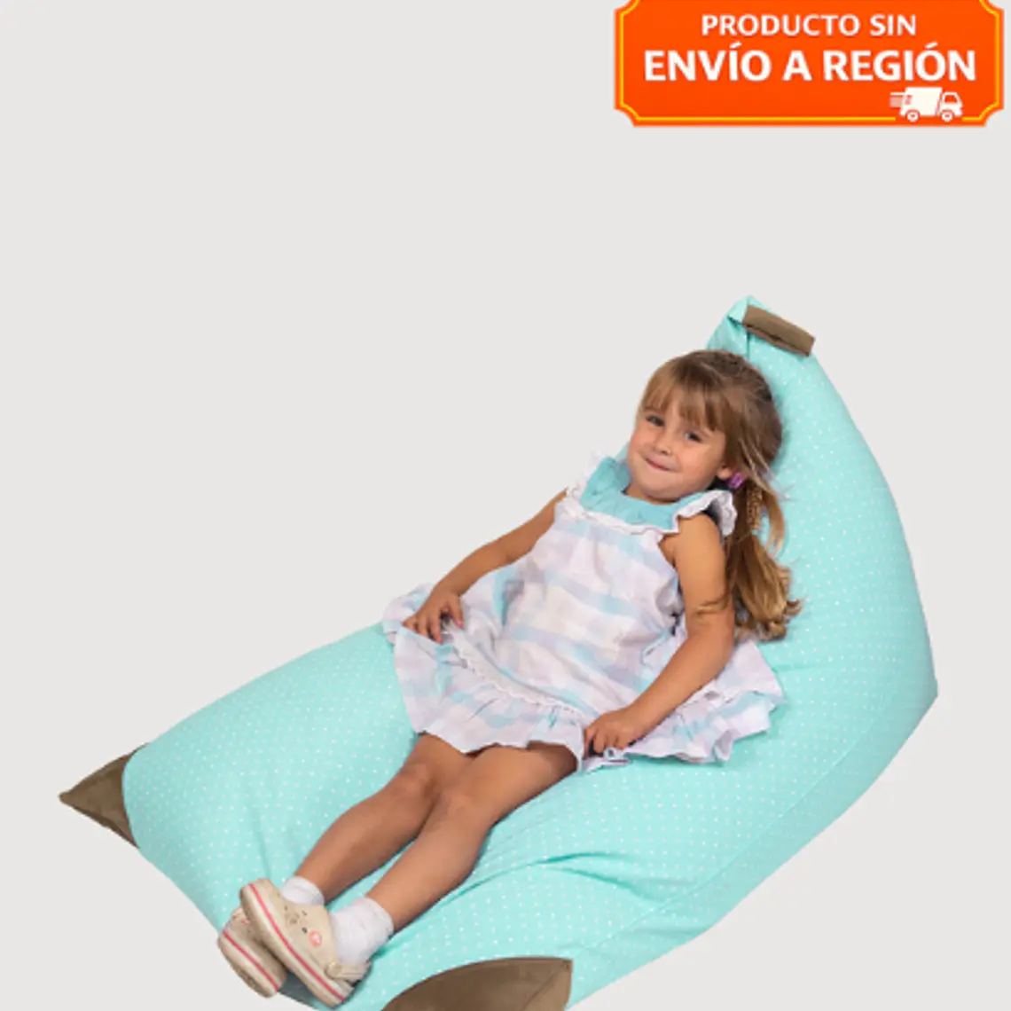 PUFF TRIANGULAR PARA NIÑOS PUF - PUNTO VERDE/CAFÉ (80 × 110 CM) 1