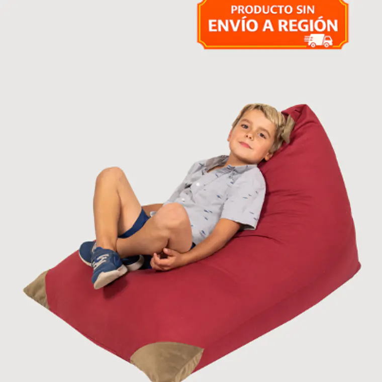 PUFF TRIANGULAR PARA NIÑOS PUF - ROJO (80 × 110 CM) 1