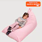 PUFF TRIANGULAR PARA NIÑOS PUF - PUNTO ROSADO (80 × 110 CM) - Miniatura 1