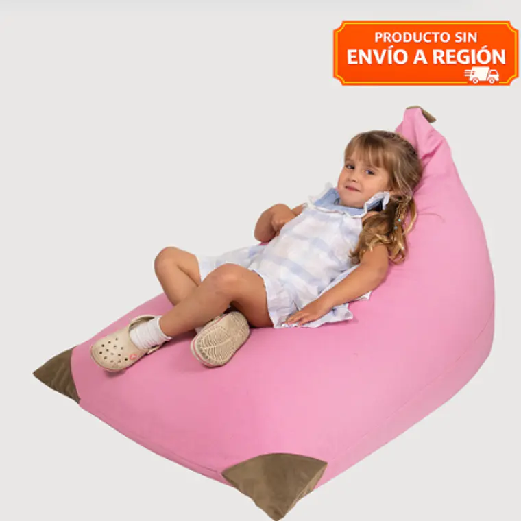 PUFF TRIANGULAR PARA NIÑOS PUF - ROSADO (80 × 110 CM) 1