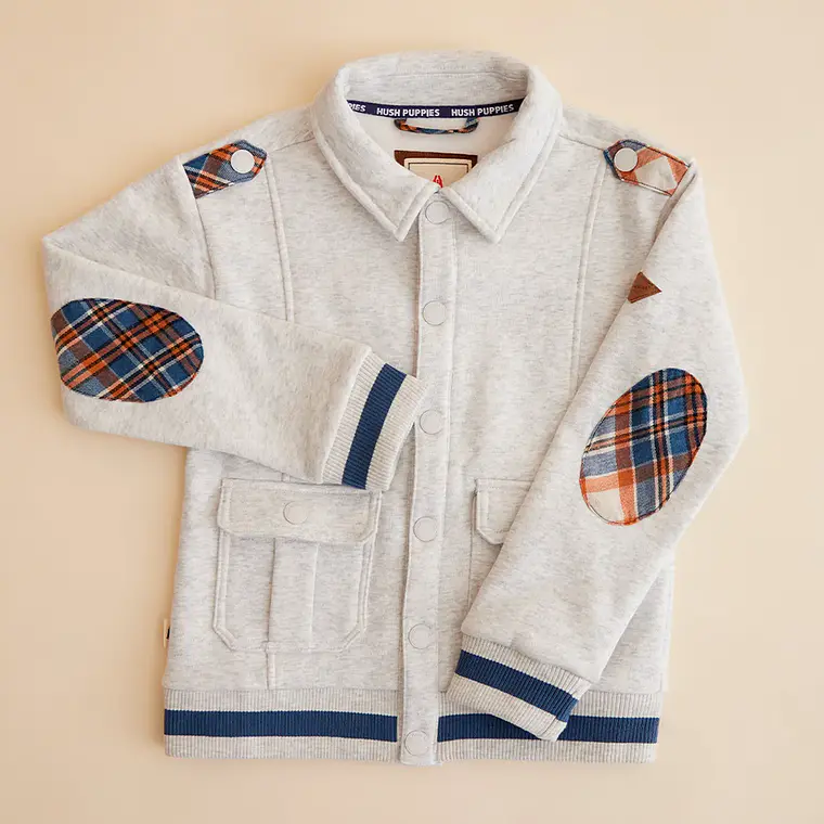 POLERON NIÑO ROCKY GRIS - TALLA 12 HUSH PUPPIES 1