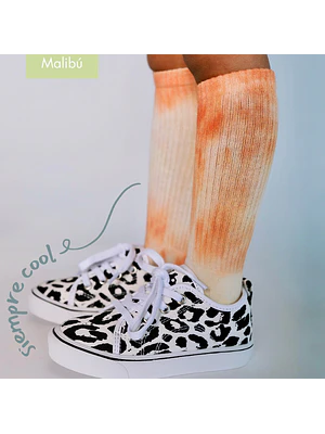ZAPATILLA KAI KIDS NIÑA MALIBU BLANCO LEOPARD - TALLA 23