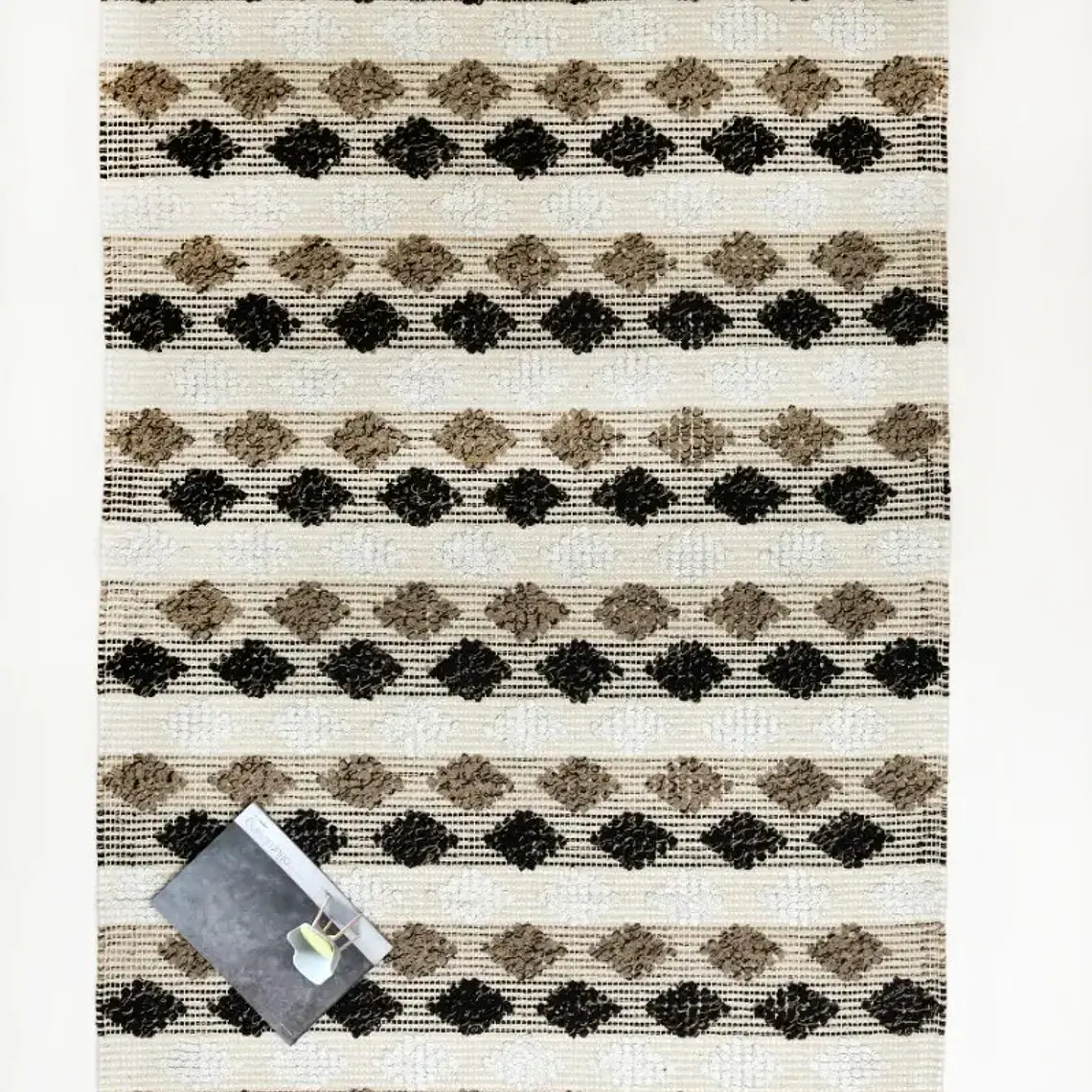 DIAMANTE DOBLADILLO  CAFÉ (1,8 X 2,7 MTS) 2