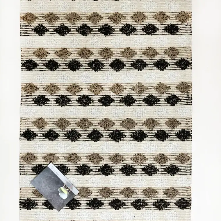 DIAMANTE DOBLADILLO  CAFÉ (1,8 X 2,7 MTS) 2