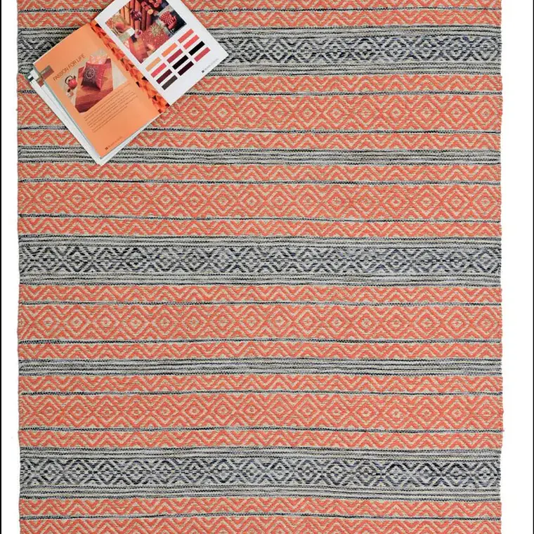 KILIM DOBLADILLO  NARANJA (1,2 X 1,8 MTS) 2