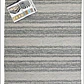 KILIM DOBLADILLO  PLATA / NEGRA (1,2 X 1,8 MTS) - Miniatura 2