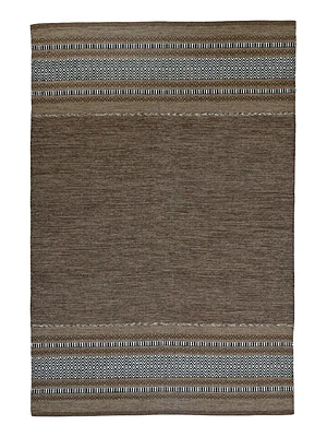 KILIM DOBLADILLO  MARRÓN (1,2 X 1,8 MTS)