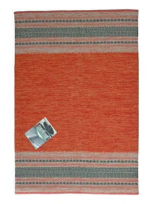 KILIM DOBLADILLO NARANJA (1,2 X 1,8 MTS)