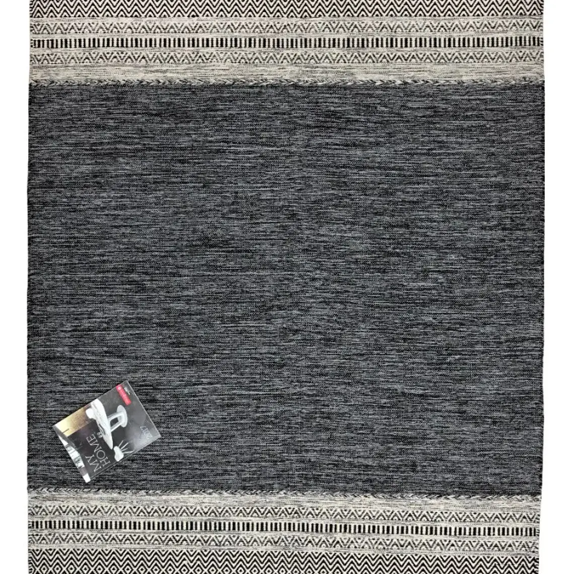 KILIM DOBLADILLO  DK GRIS (1,5 X 2,1 MTS) 2
