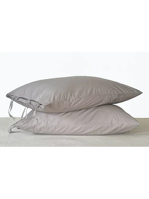 FUNDA ALMOHADA ALGODÓN LILAH/TAUPE/50X70