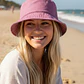 GORRO BUCKET PLEGABLE UNISEX COLOR BURDEO - Miniatura 3