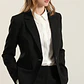 BLAZER BASICO ENTALLADO NEGRO/TALLA 42 - Miniatura 2