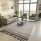 CHOTI FIGURAS GRIS/BLANCO (1,5 X 2,1 MTS) - Miniatura 1