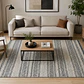 KILIM DOBLADILLO AZUL / NEGRA (1,5 X 2,1 MTS) - Miniatura 1