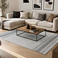 KILIM DOBLADILLO  LT GRIS (1,5 X 2,1 MTS) - Miniatura 1