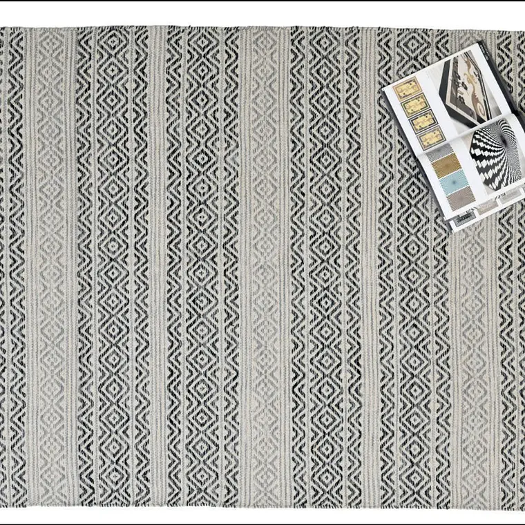 KILIM DOBLADILLO AZUL / NEGRA (1,5 X 2,1 MTS) 2